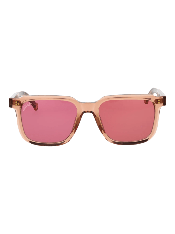 Hally & Son Männer Sonnenbrille Quadratisch Beige