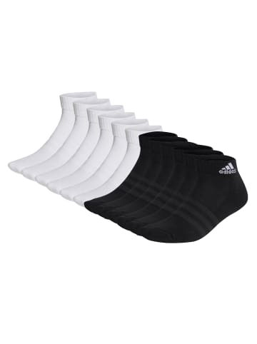 adidas Socken 12er Pack in 2xSchwarz/2xWeiß