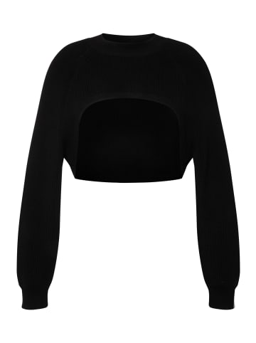 Ulla Popken Pullover in schwarz