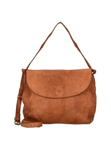 Harold's Submarine - Schultertasche 28 cm in cognac