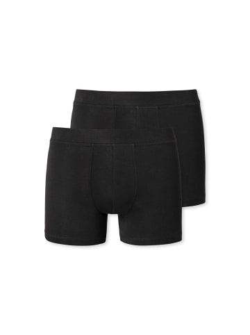 Schiesser Boxershort 2er Pack in Schwarz