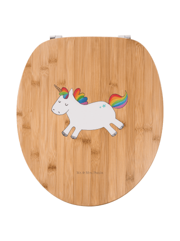 Mr. & Mrs. Panda Klodeckel Einhorn Happy ohne Spruch in Braun