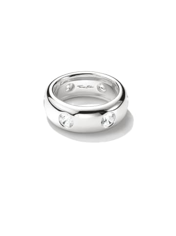 Thomas Sabo Ring Mit Weißen Zirkoniasteinen Bold Elegance in silber, weiß