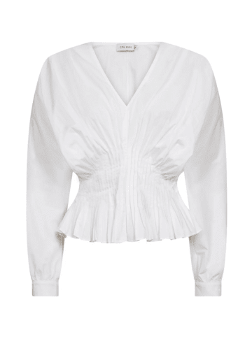 Cph Muse CMPoplin Bluse in Bright White