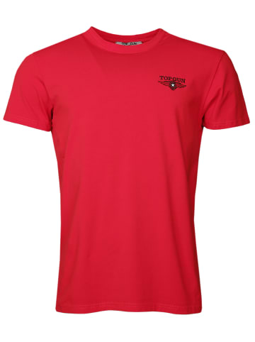 TOP GUN T-Shirt Tropical TG20191022 in red