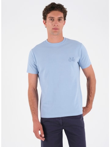 Organication T-Shirt "MOR15805" in Zartblau