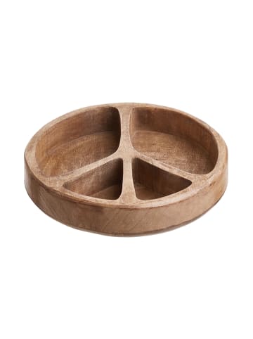 Butlers Snackschale Ø22cm PEACE in Braun