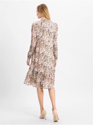 Marie Lund Freizeitkleid in beige mehrfarbig - 0001