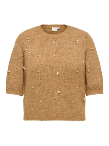 ONLY Carmakoma Strickpullover in Foxtrot 1