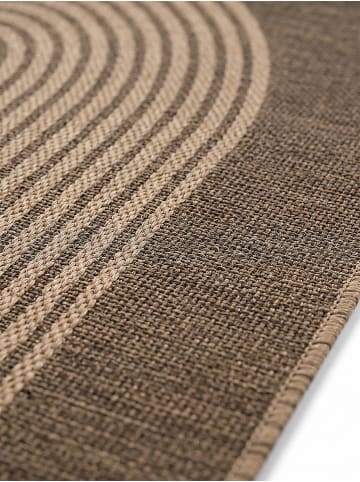 KADIMA DESIGN Flachwebteppich Geometrisch flachgewebt pflegeleicht Wohnzimmer Flur in Natur