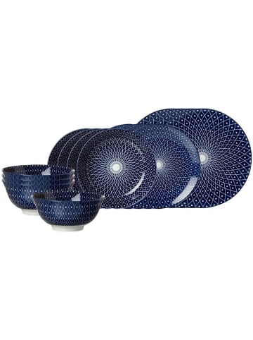 Ritzenhoff & Breker 16er Set Einsteiger-Set Royal Reiko blau-weiß in blau-weiß