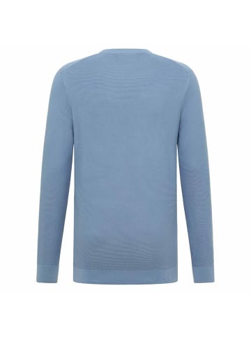 Mustang Strickpullover in Mittelblau