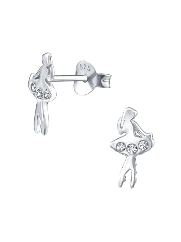 Alexander York Ohrringe, Ohrstecker BALLERINA Kristall weiß in 925 Sterling Silber, 2-tlg.