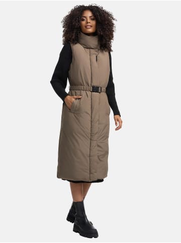 Navahoo Longweste Abendlied XIV in Stone Brown