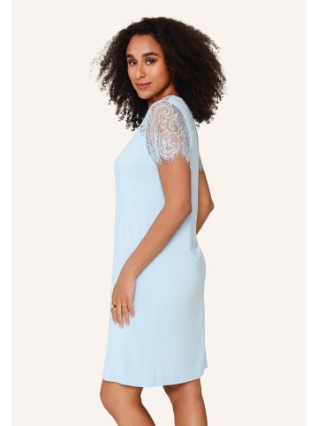 Linga Dore Kleid Pyjama in Pastel blue