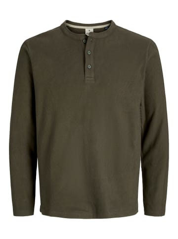 Jack & Jones Langarm-T-Shirt in Black Olive