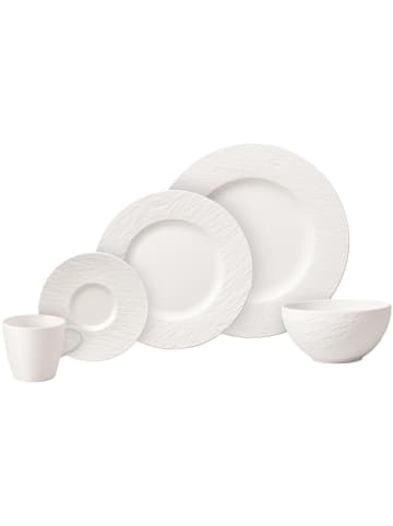 Villeroy & Boch 20-tlg. Kombi-Set Manufacture Rock in in weiß
