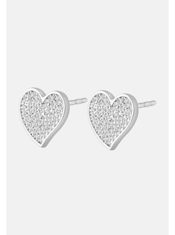 Diamant Exquis Ohrringe aus 375 Weißgold mit Diamant