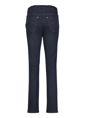 Betty Barclay Stretch-Hose mit hohem Bund in Dark Blue Denim