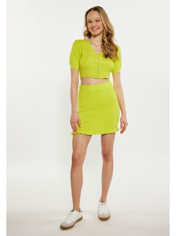 myMo Damen Cardigan in LIMETTE