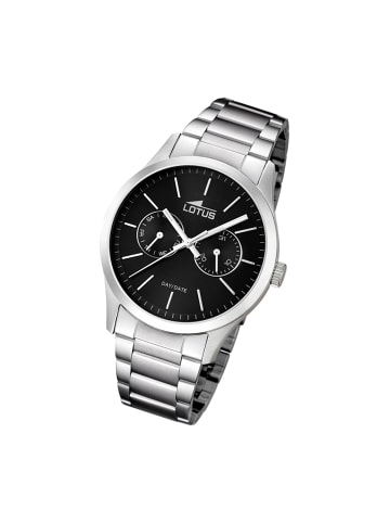 Lotus Analog-Armbanduhr Lotus Minimalist silber groß (ca. 42mm)