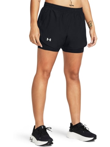 Under Armour Sportshorts "Ua Fly By 2-In-1 Shorts" in Schwarz