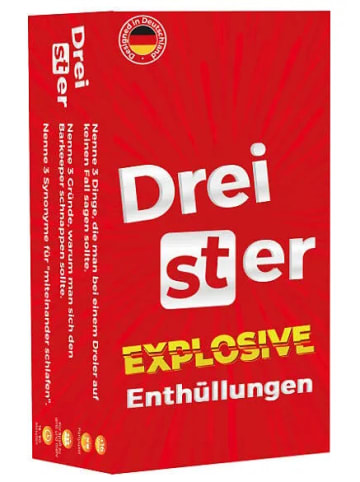 DENKRIESEN Partyspiel Dreister - Explosive Enthüllungen - ab 16 Jahre