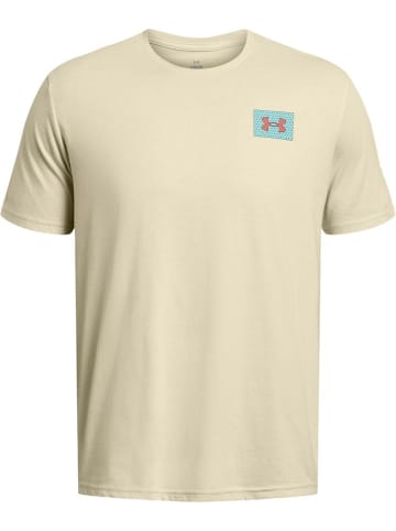 Under Armour T-Shirt "Ua Color Block Logo Lc" in Braun