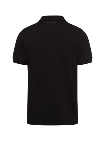 Karl Lagerfeld Poloshirt in schwarz