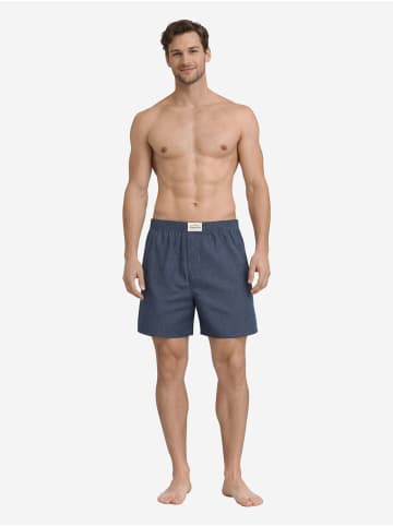 Lakeford & Sons Boxer American Boxershorts Herren 3-Pack in klassischen Designs in Dunkelblau