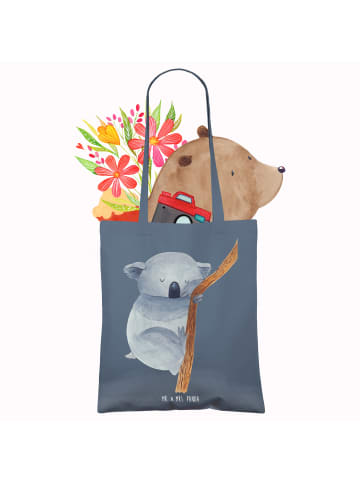 Mr. & Mrs. Panda tote bag Koalabär ohne Spruch in Indigo Blue