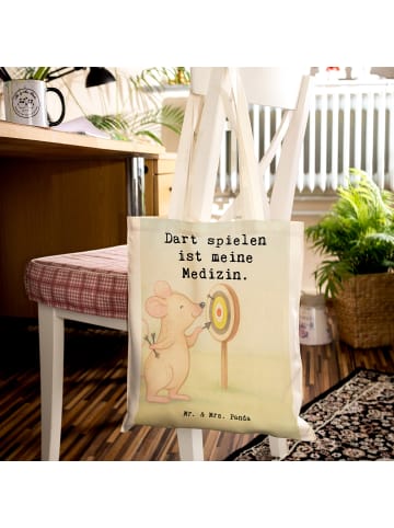 Mr. & Mrs. Panda Schultasche Maus Dart spielen Design mit Spruch in Weiß