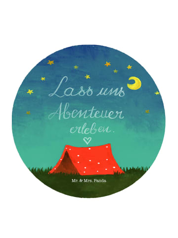 Mr. & Mrs. Panda magnet Abenteuer mit Spruch in Bunt
