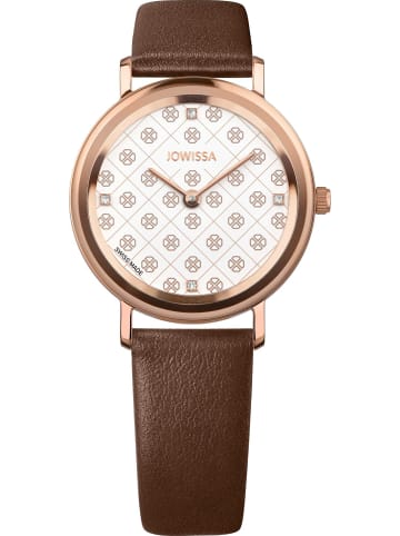 Jowissa Analoguhr für Damen in braun