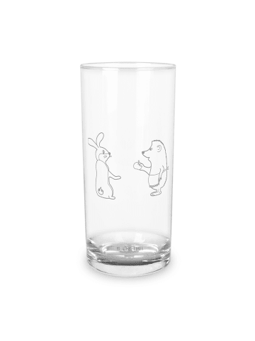 Mr. & Mrs. Panda Wasserglas Hase Igel ohne Spruch in Transparent
