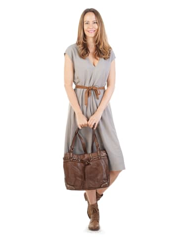 Samantha Look Shopper echt Leder in cognac
