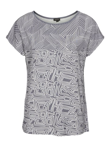 Laura Scott T-Shirt in blau-gemustert