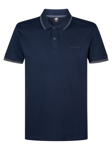 Petrol Industries Klassisches Poloshirt Aqua in Blau