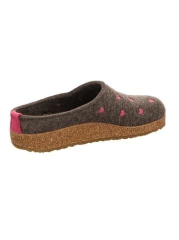 HAFLINGER Hausschuh in grau