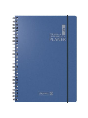 BRUNNEN Lehrerkalender 1 Woche/2 Seiten 2024/2025 ca. A4 23x29,7cm Baladek blau