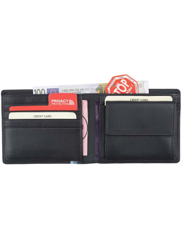 Bench Geldbörse RFID Leder 11 cm in schwarz