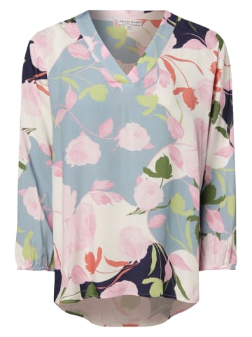 Marie Lund Blusenshirt in marine rosa