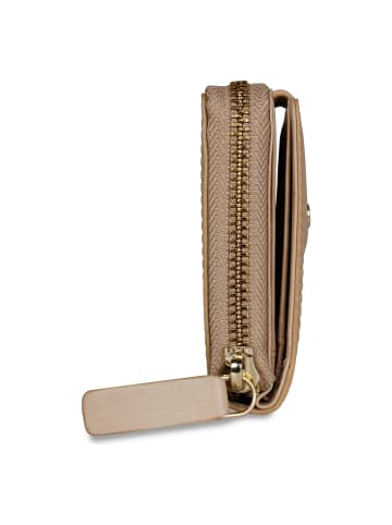 Bugatti Noemi Geldbörse RFID Schutz Leder 12 cm sand