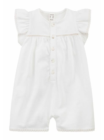 Hessnatur Hessnatur Strampler aus reiner Bio-Baumwolle in naturweiss