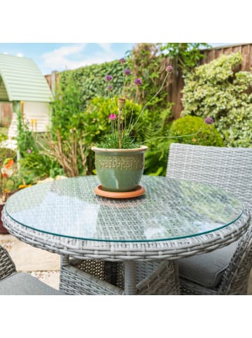 relaxdays Glasplatte in Transparent - 30 cm