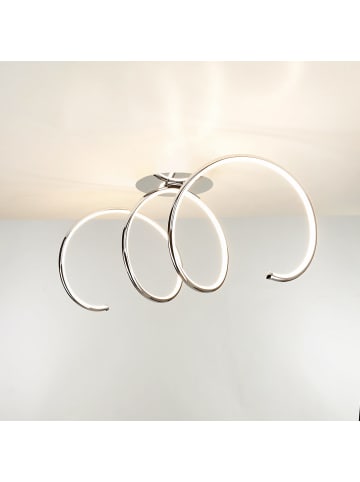 Licht-Erlebnisse Deckenlampe EEK F (B)28 x (L)72 x (H)33 cm in Chrom