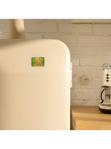 Mr. & Mrs. Panda Kühlschrankmagnet Affe Design ohne Spruch in Weiß