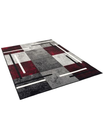 Pergamon Teppich Trendline Karo in schwarz