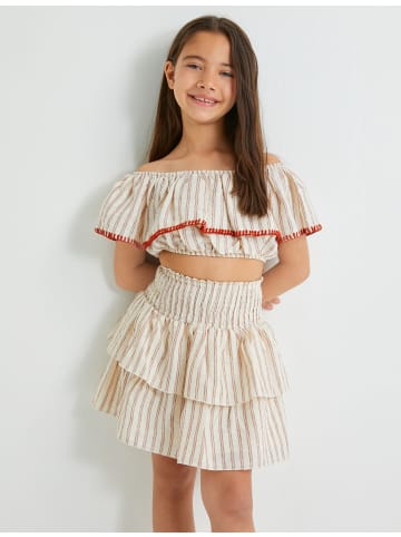 KOTON Bluse in Braun Gestreift