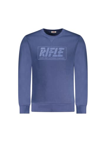 Rifle Blau Baumwolle Herren Sweatshirt